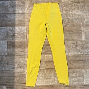Lululemon Align High-Rise Pants in the color Yellow Pea- size 6